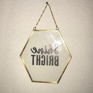 Shine bright window wall decor